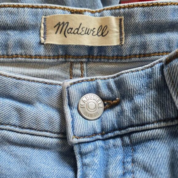 Madewell Curvy Perfect Vintage Straight Jeans Size 28 Distressed - Picture 6 of 7